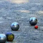 Situation d'une partie de pétanque