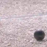 But lancé proche de la ficelle