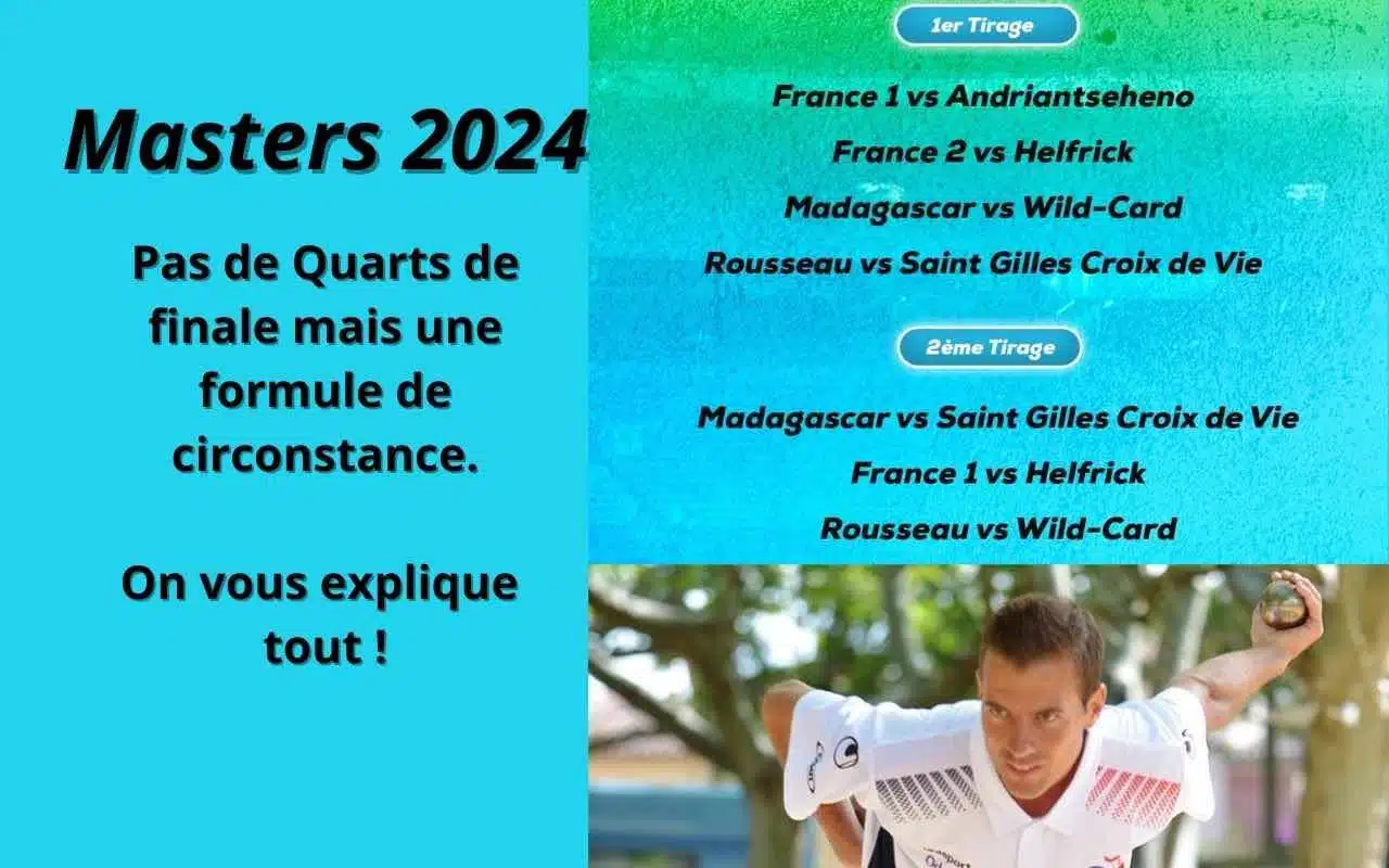 Formule des masters de pétanque 2024