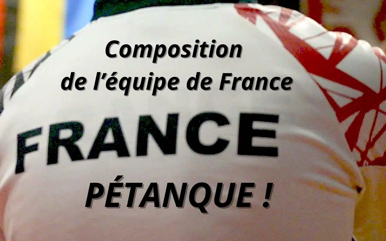 Joueur de l'équipe de France de pétanque 2024