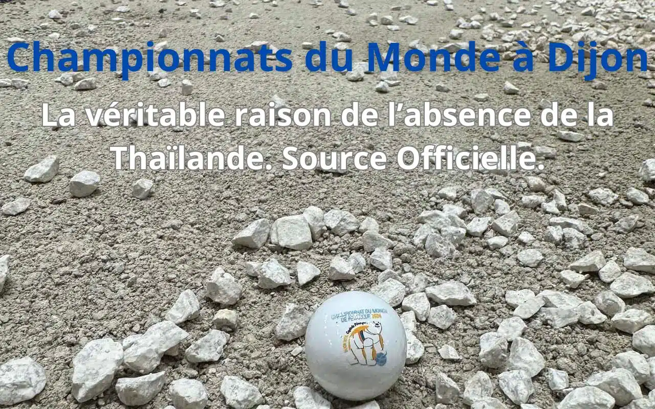 Cochonnet sur le terrain de Dijon