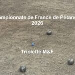 Championnats de France de pétanque 2026 à Douai en triplette en direct