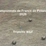 Championnats de France de pétanque 2026 à Douai en triplette en direct