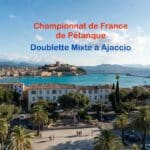 championnat de France sur la belle ile de Corse en doublette mixte