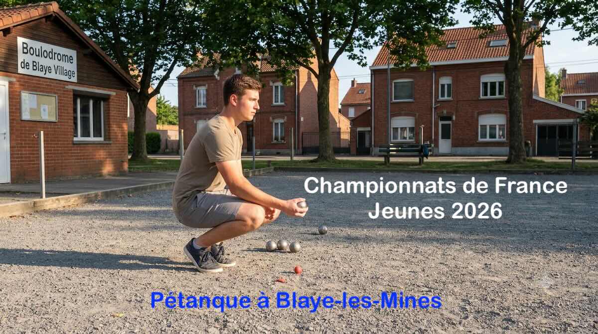 Championnat de France de pétanque à Blaye les mines 2026