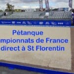 Carré d'honneur des championnats de France de Pétanque à St Florentin