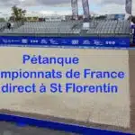 Carré d'honneur des championnats de France de Pétanque à St Florentin