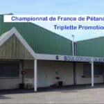 Boulodrome de Saint Yrieix où se disputent les championnats de France de pétanque