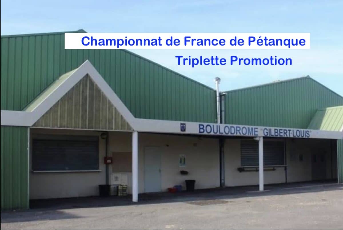 Boulodrome de Saint Yrieix où se disputent les championnats de France de pétanque