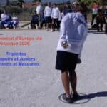 Les joueurs français aux championnats d'Europe de pétanque Espoirs 2026 en Grèce